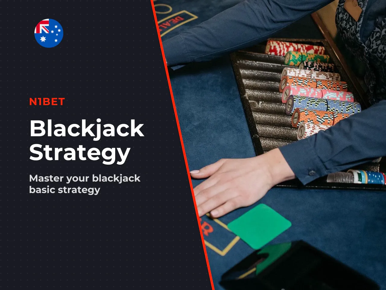 In practice, Australians who play blackjack